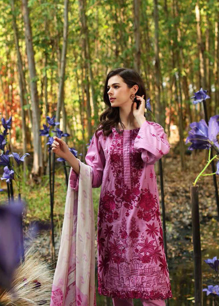 Charizma Embroidered Lawn Suits Unstitched 3 Piece CRZ22EL CEL-06 - Summer Collection