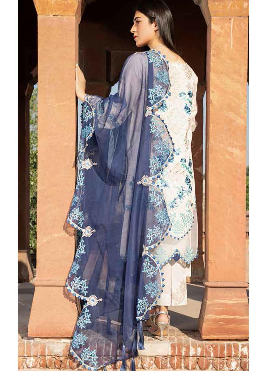 Charizma Embroidered Lawn Suits Unstitched 3 Piece CRZ22EL CEL-07 - Summer Collection