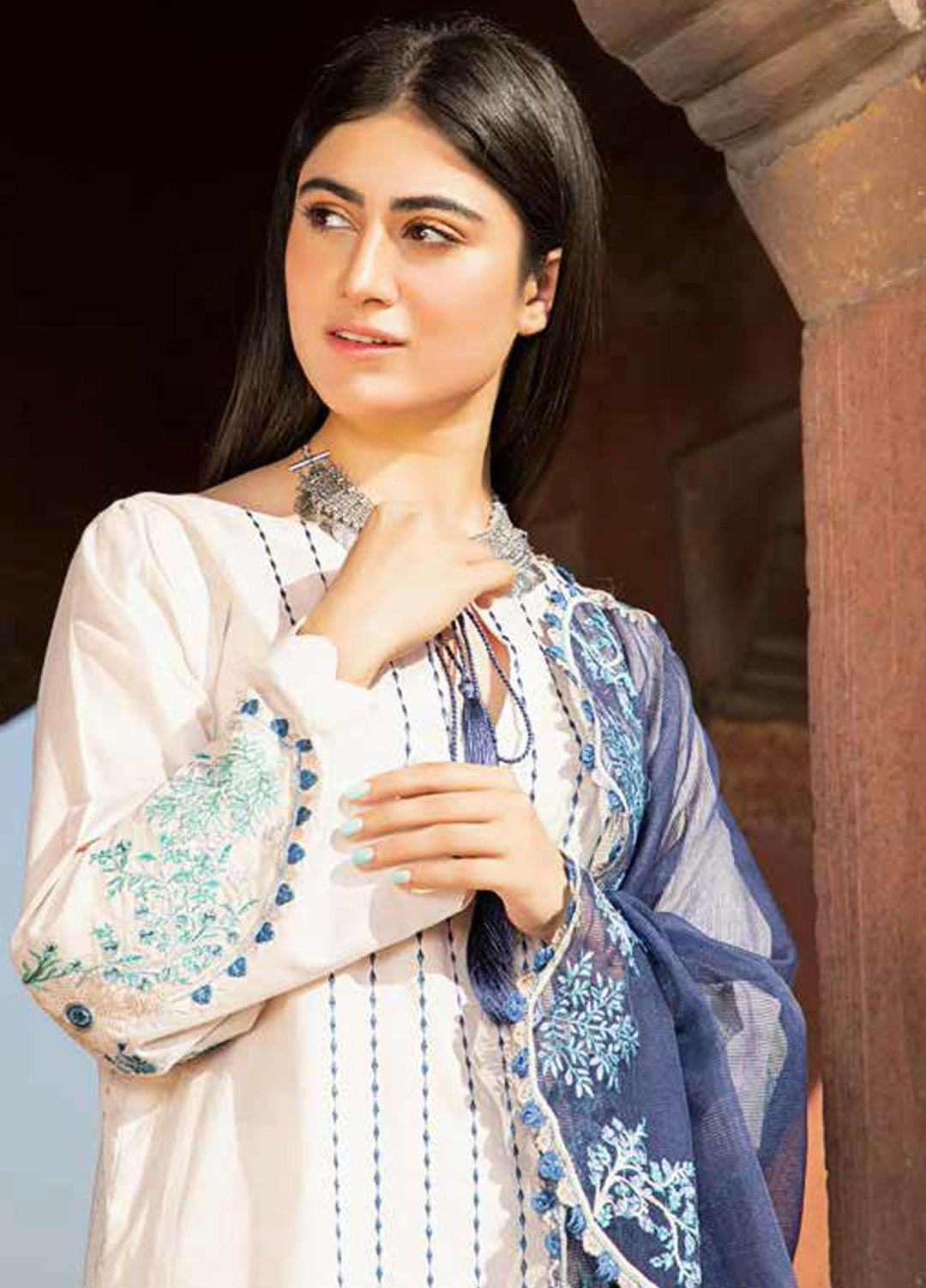 Charizma Embroidered Lawn Suits Unstitched 3 Piece CRZ22EL CEL-07 - Summer Collection