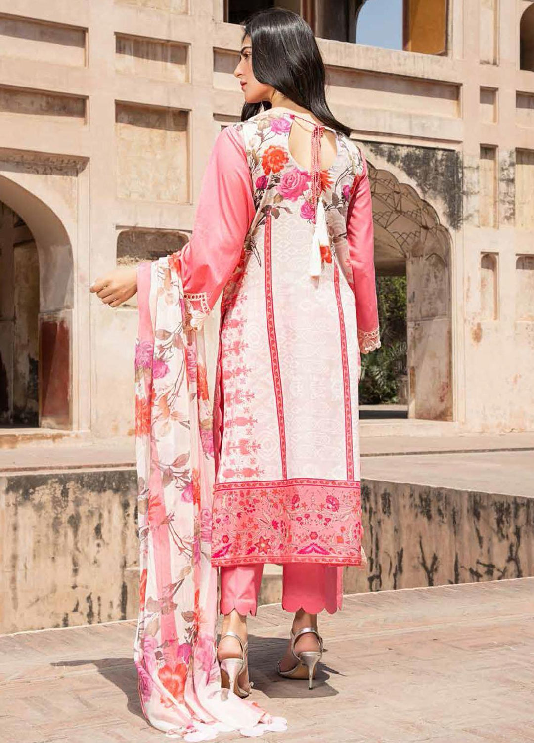 Charizma Embroidered Lawn Suits Unstitched 3 Piece CRZ22EL CEL-08 - Summer Collection