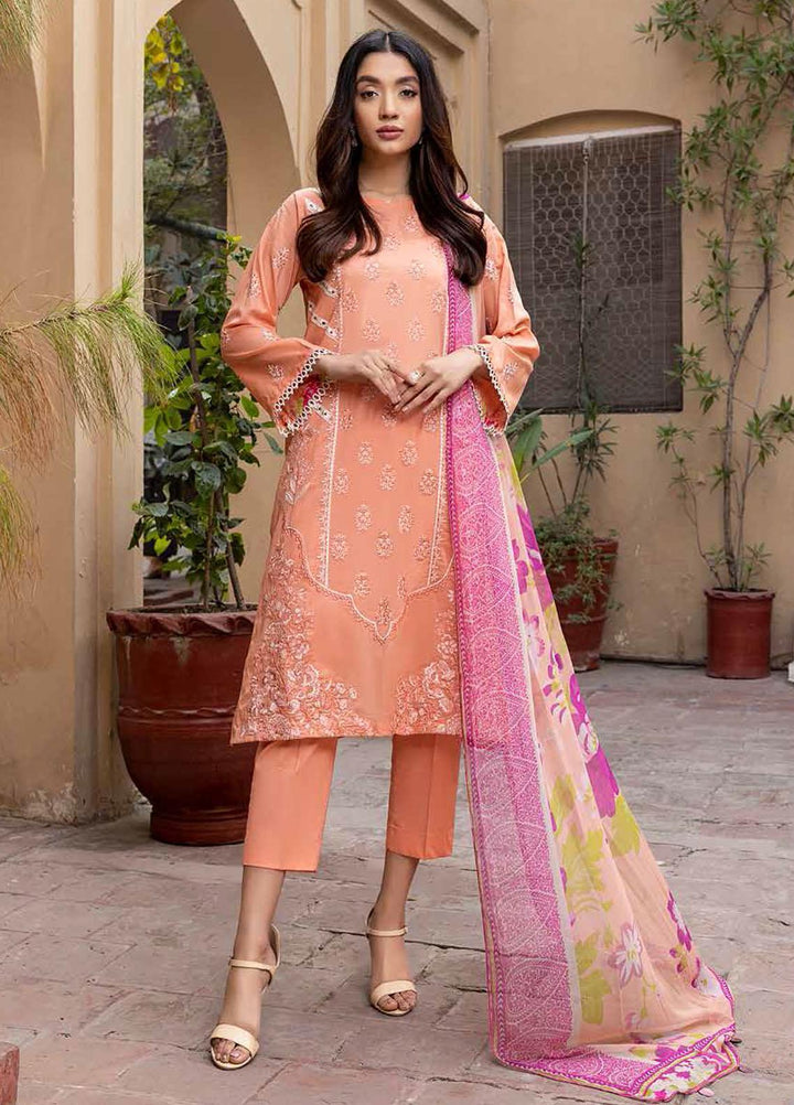 Charizma Embroidered Lawn Suits Unstitched 3 Piece CRZ22EL CEL-10 - Summer Collection