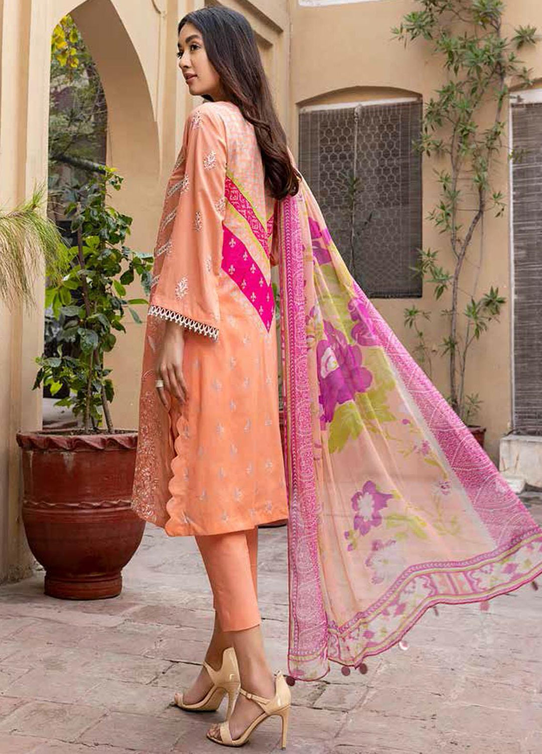 Charizma Embroidered Lawn Suits Unstitched 3 Piece CRZ22EL CEL-10 - Summer Collection