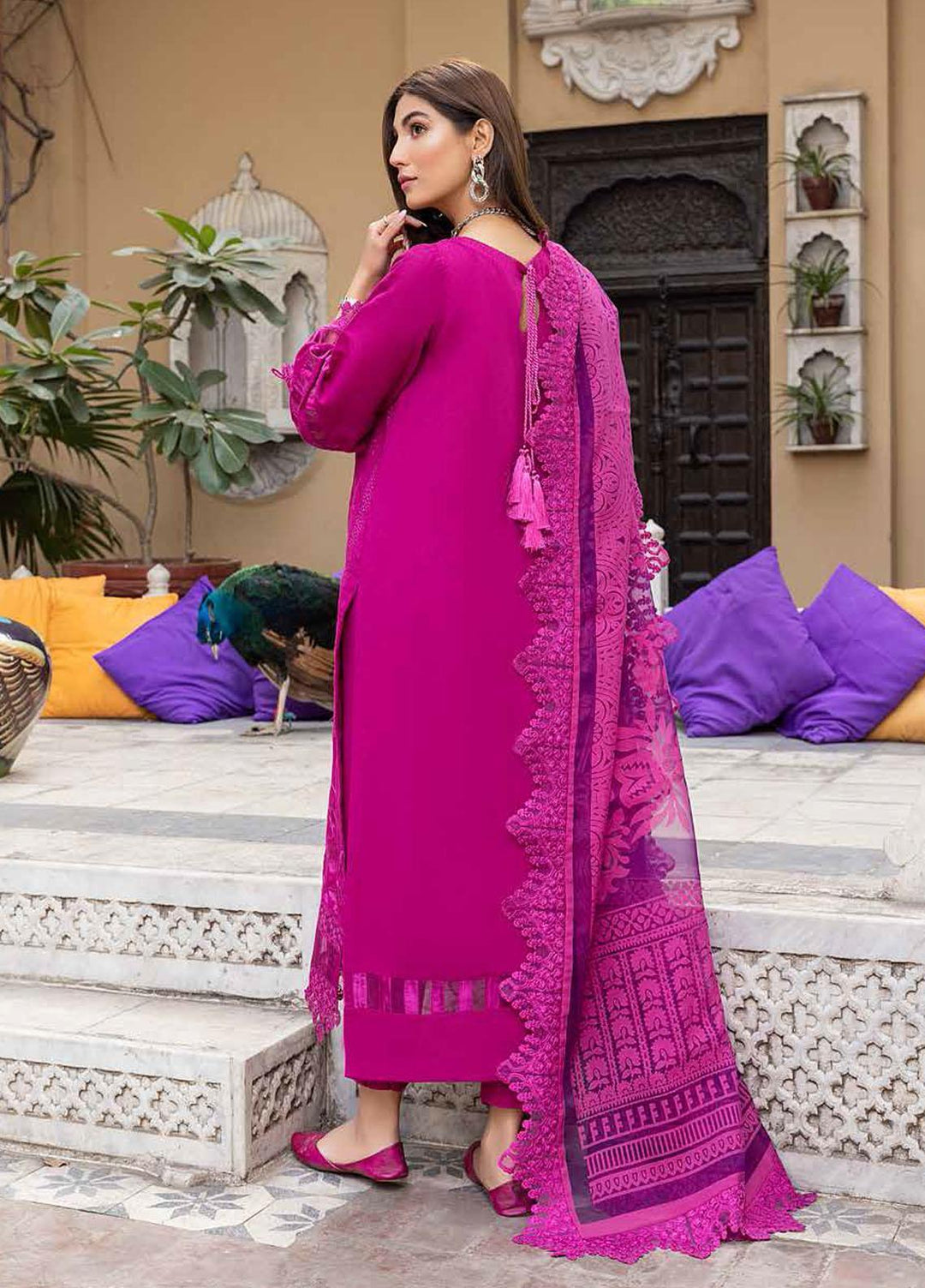 Charizma Embroidered Lawn Suits Unstitched 3 Piece CRZ22LK CLK-01 - Summer Collection