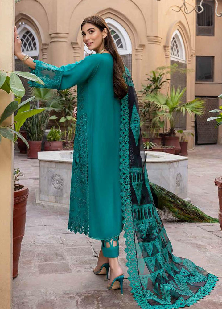 Charizma Embroidered Lawn Suits Unstitched 3 Piece CRZ22LK CLK-02 - Summer Collection