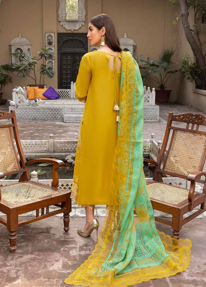 Charizma Embroidered Lawn Suits Unstitched 3 Piece CRZ22LK CLK-03 - Summer Collection