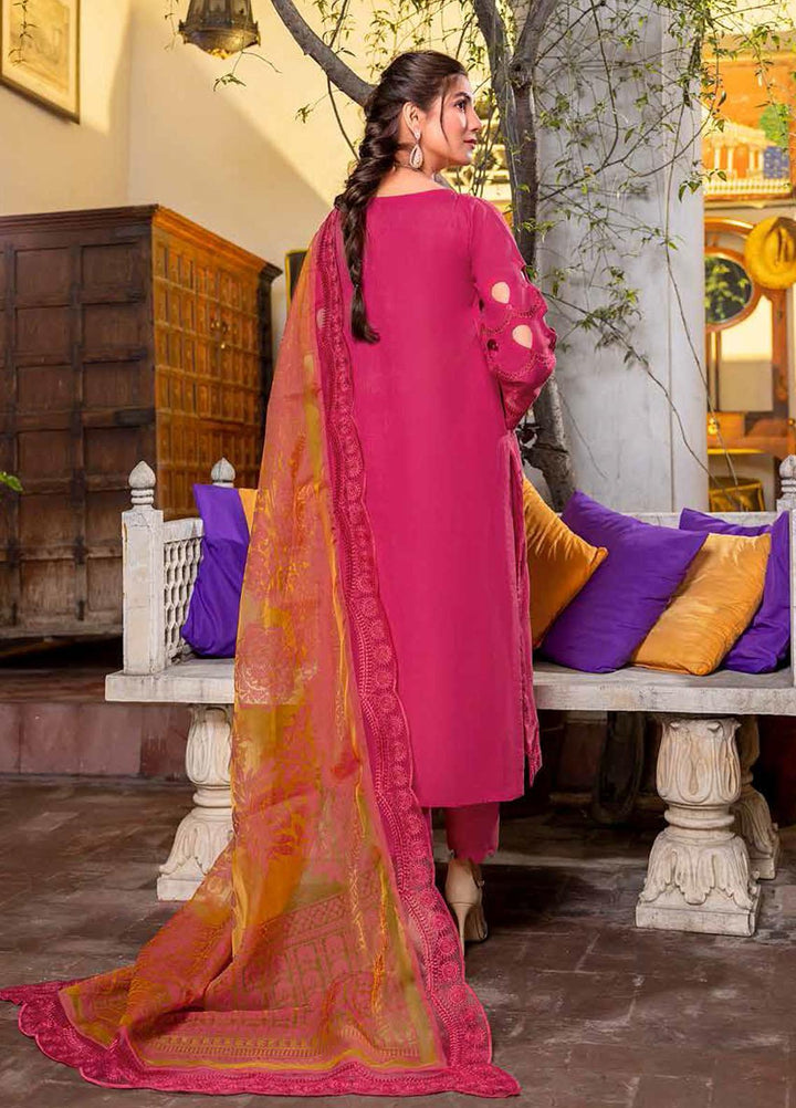 Charizma Embroidered Lawn Suits Unstitched 3 Piece CRZ22LK CLK-04 - Summer Collection