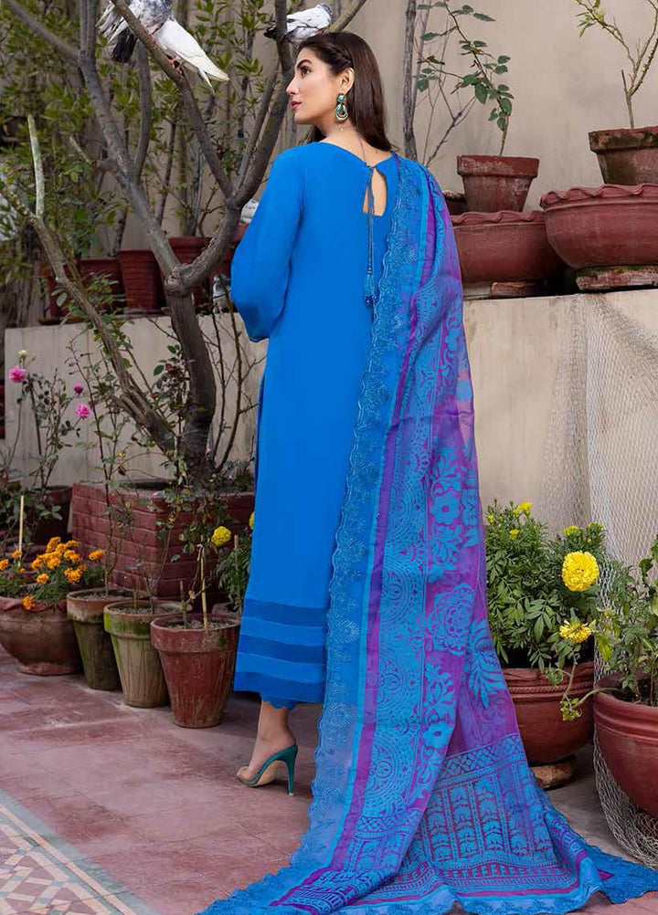 Charizma Embroidered Lawn Suits Unstitched 3 Piece CRZ22LK CLK-05 - Summer Collection