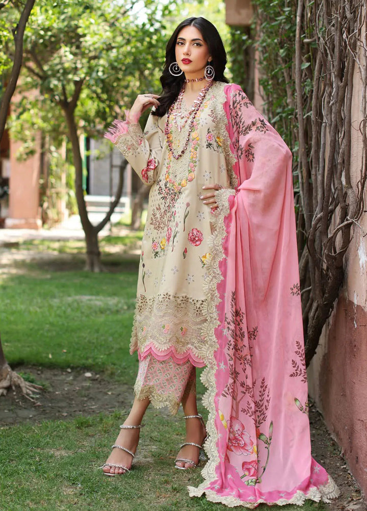 Charizma Embroidered Lawn Suit Unstitched 3 Piece CR25CC CCS4-19 - Summer Collection
