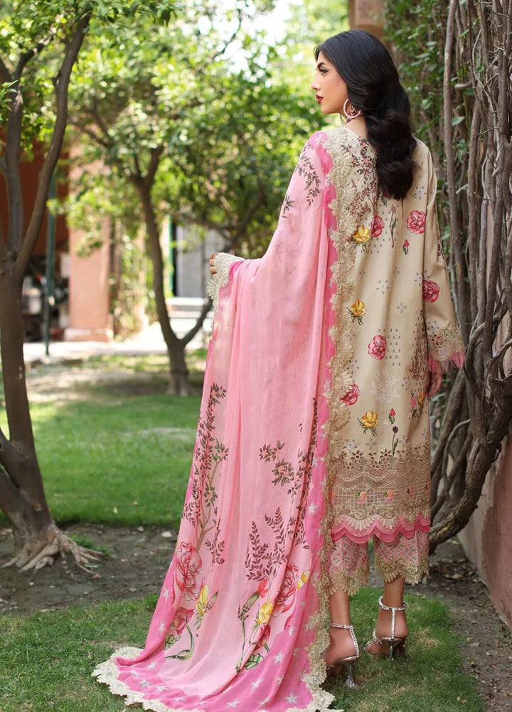 Charizma Embroidered Lawn Suit Unstitched 3 Piece CR25CC CCS4-19 - Summer Collection