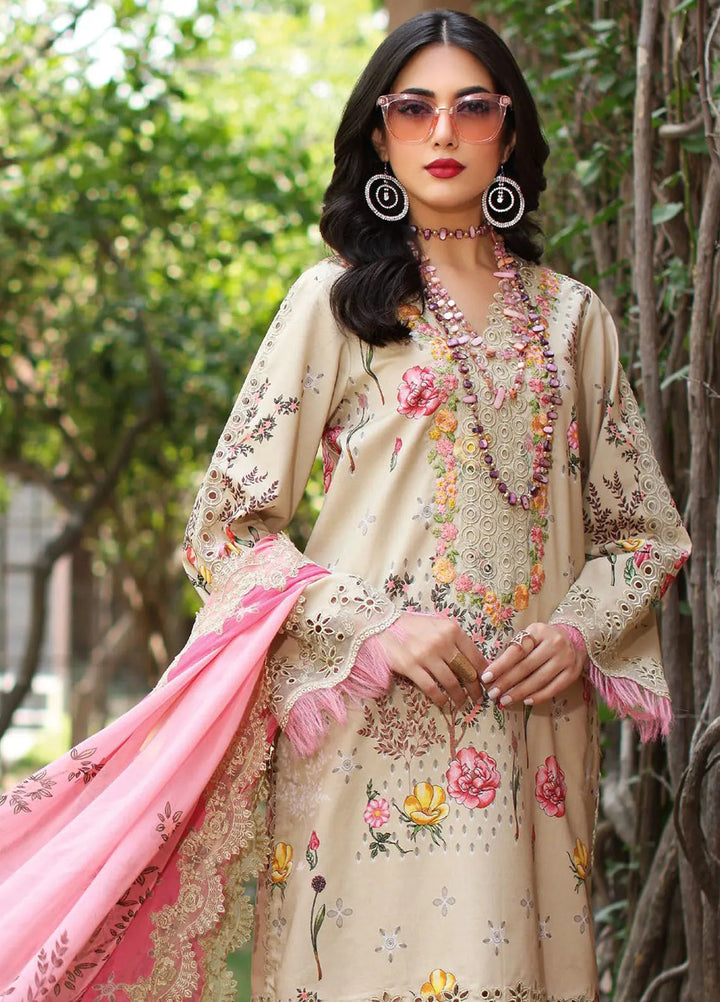 Charizma Embroidered Lawn Suit Unstitched 3 Piece CR25CC CCS4-19 - Summer Collection