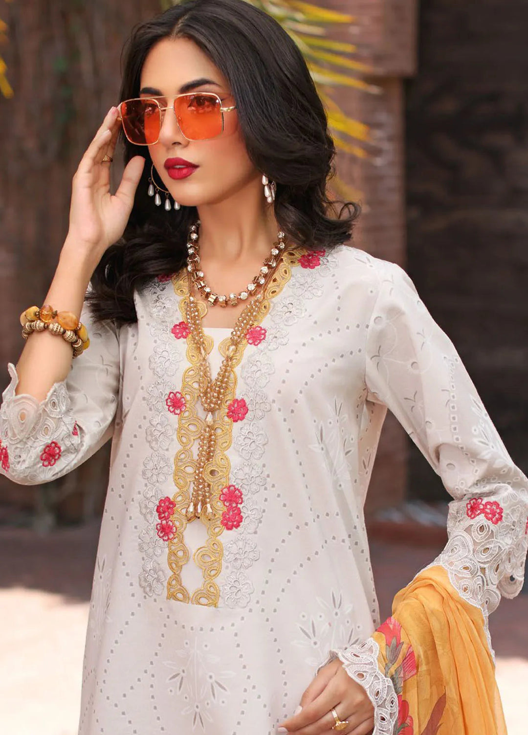 Charizma Embroidered Lawn Suit Unstitched 3 Piece CR25CC CCS4-20 - Summer Collection