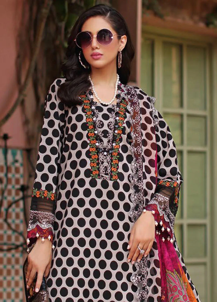 Charizma Embroidered Lawn Suit Unstitched 3 Piece CR25CC CCS4-21 - Summer Collection