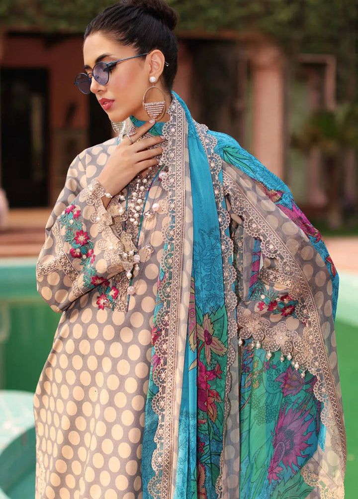 Charizma Embroidered Lawn Suit Unstitched 3 Piece CR25CC CCS4-22 - Summer Collection