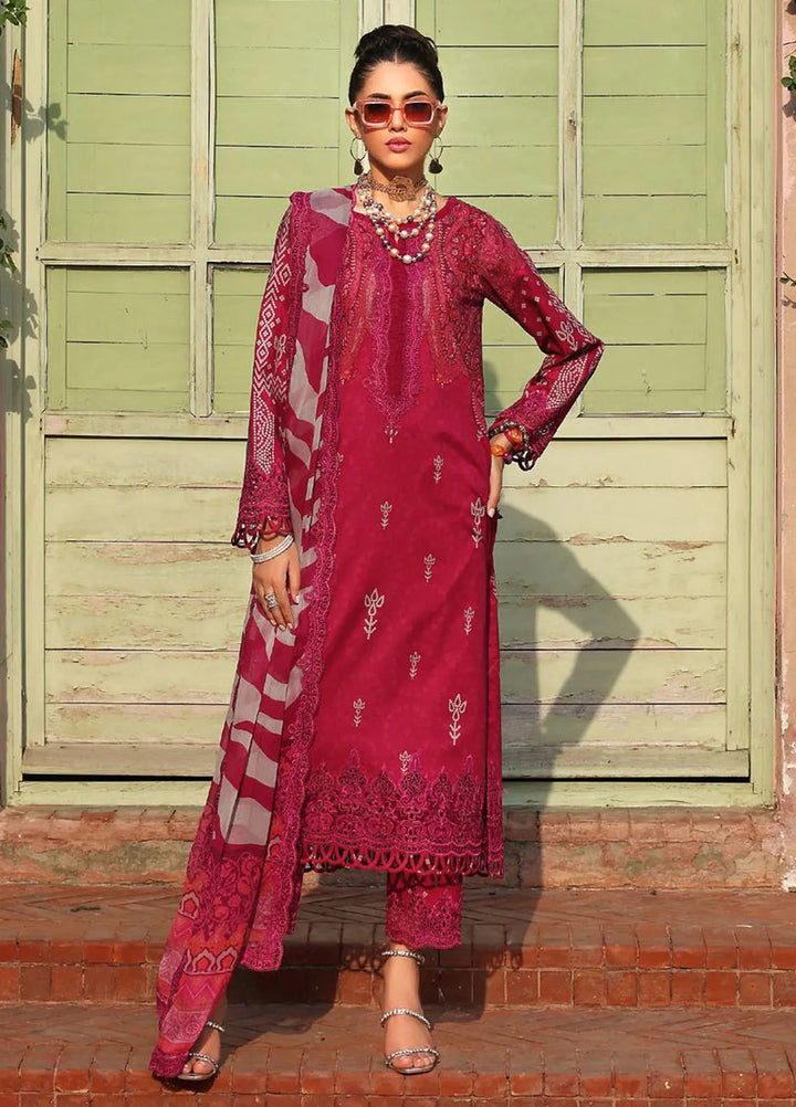 Charizma Embroidered Lawn Suit Unstitched 3 Piece CR25CC CCS4-23 - Summer Collection