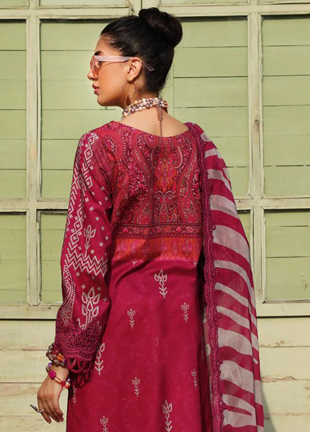 Charizma Embroidered Lawn Suit Unstitched 3 Piece CR25CC CCS4-23 - Summer Collection