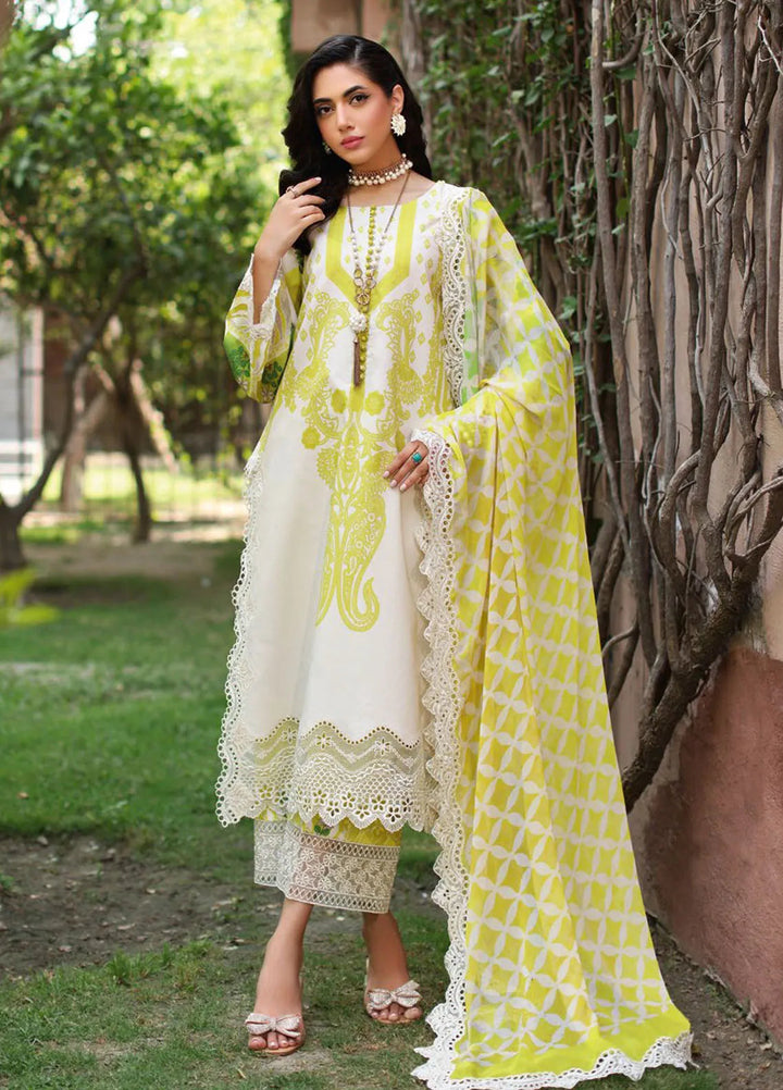 Charizma Embroidered Lawn Suit Unstitched 3 Piece CR25CC CCS4-24 - Summer Collection