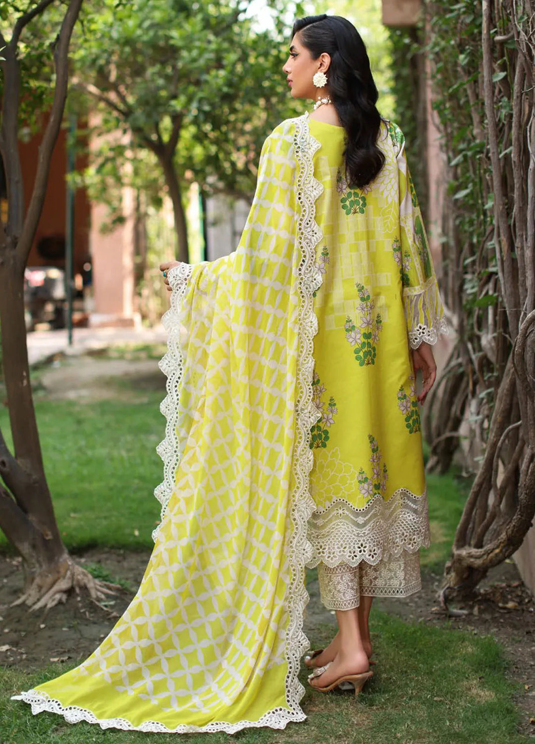 Charizma Embroidered Lawn Suit Unstitched 3 Piece CR25CC CCS4-24 - Summer Collection