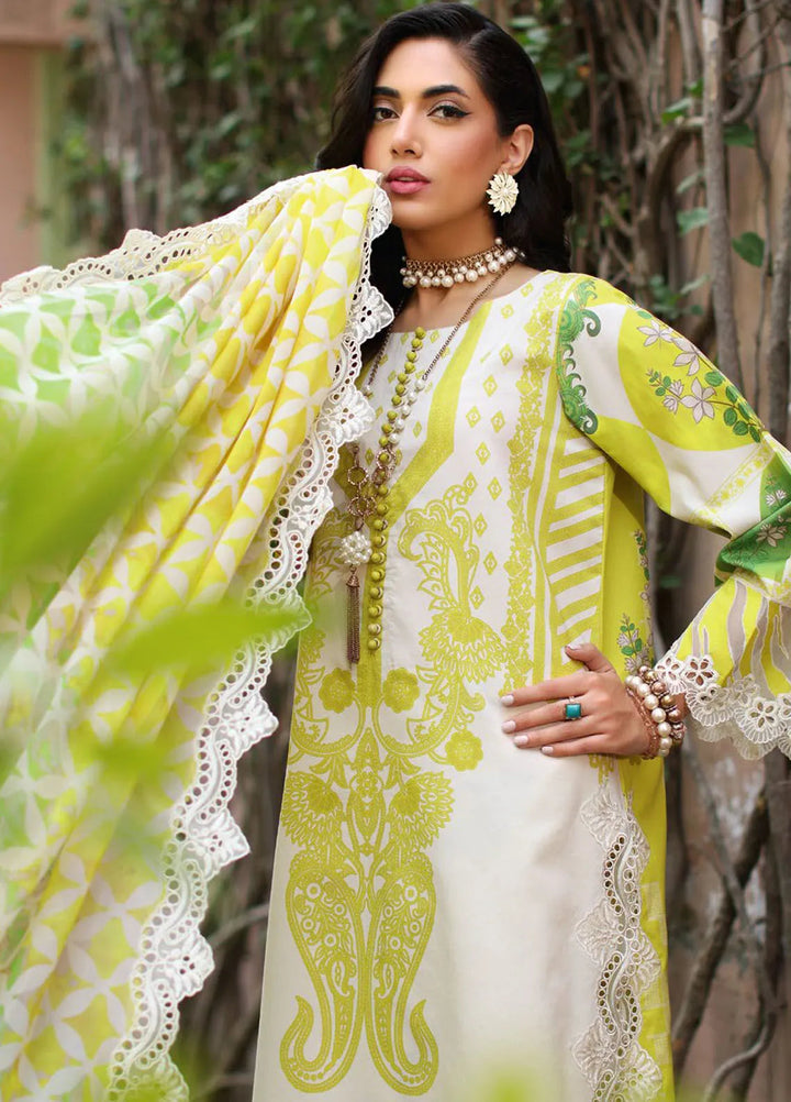 Charizma Embroidered Lawn Suit Unstitched 3 Piece CR25CC CCS4-24 - Summer Collection