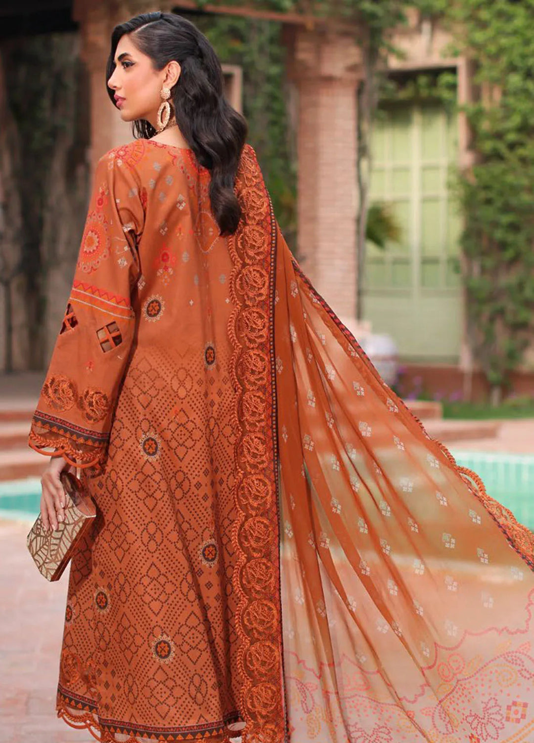 Charizma Embroidered Lawn Suit Unstitched 3 Piece CR25CC CCS4-25 - Summer Collection