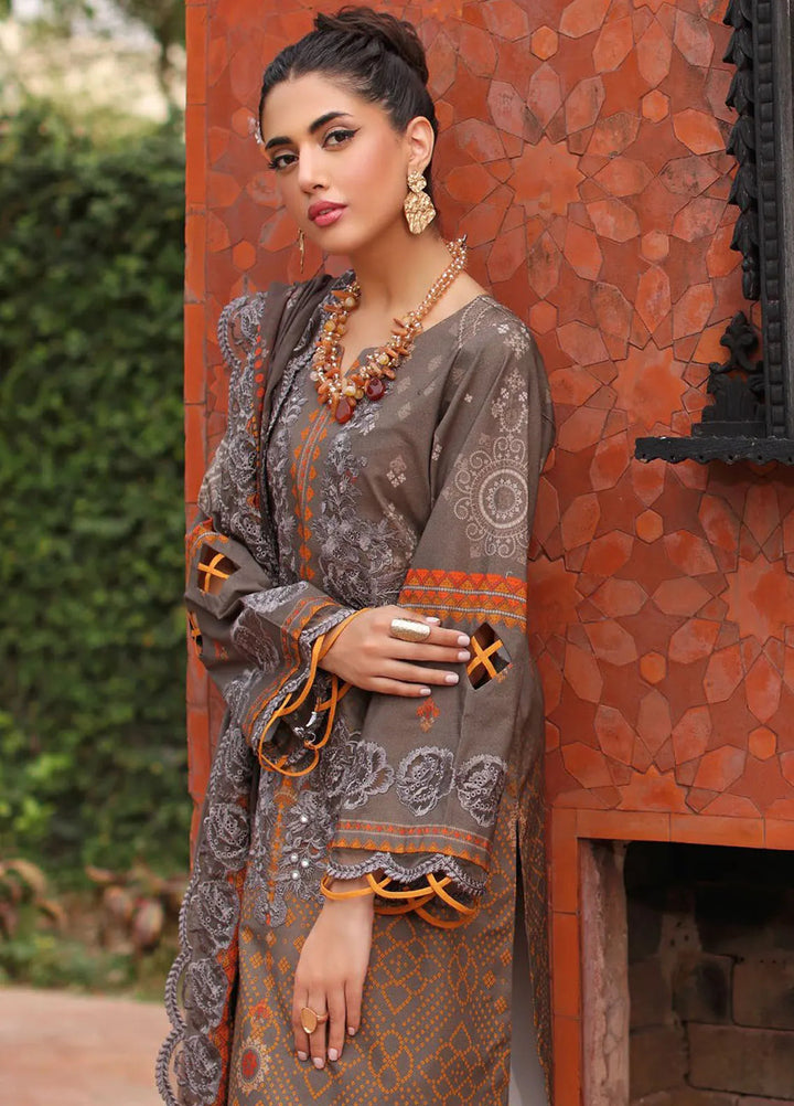 Charizma Embroidered Lawn Suit Unstitched 3 Piece CR25CC CCS4-27 - Summer Collection