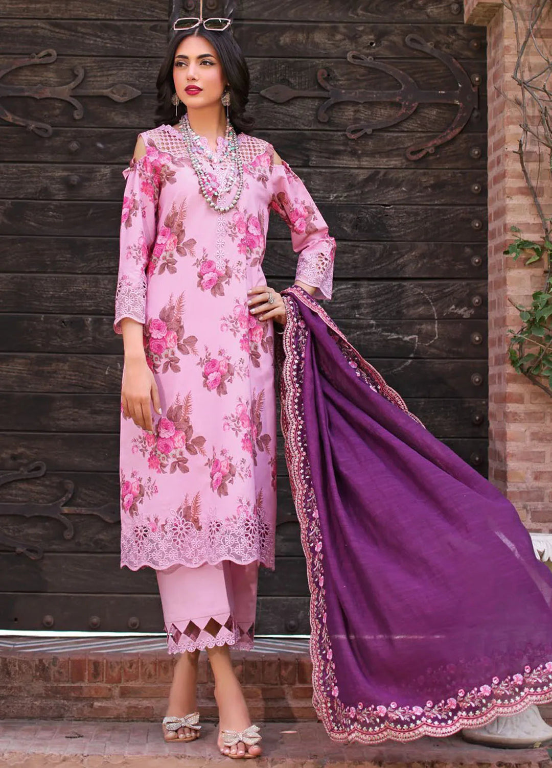 Charizma Embroidered Lawn Suit Unstitched 3 Piece CR25CC CCS4-28 - Summer Collection