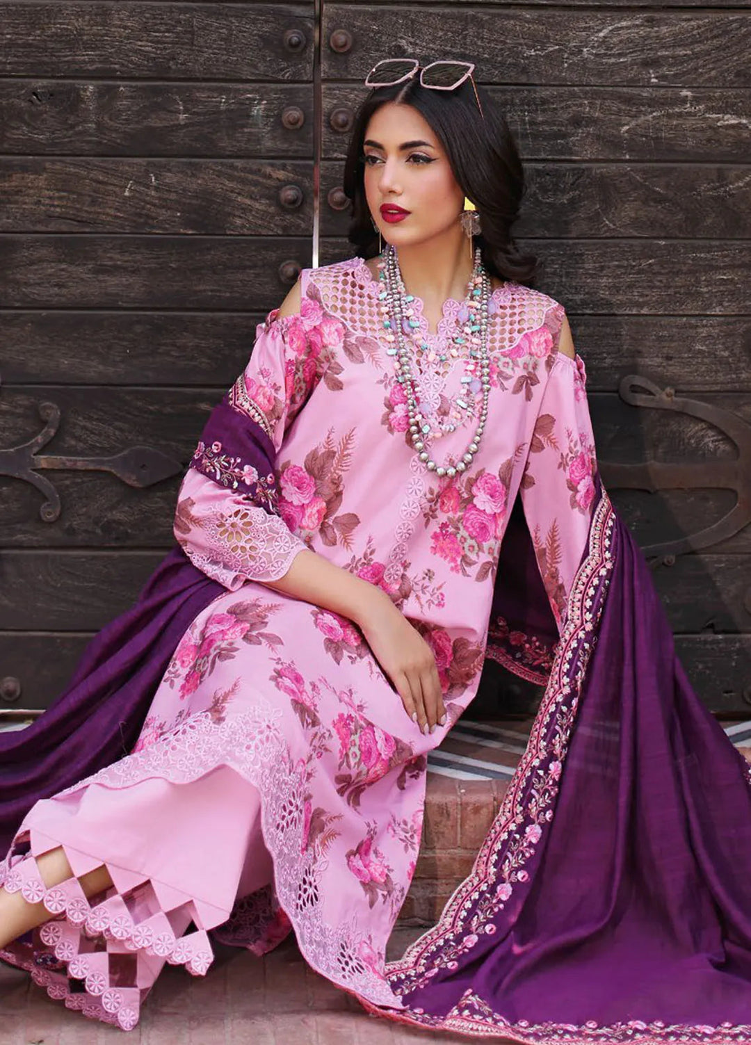 Charizma Embroidered Lawn Suit Unstitched 3 Piece CR25CC CCS4-28 - Summer Collection