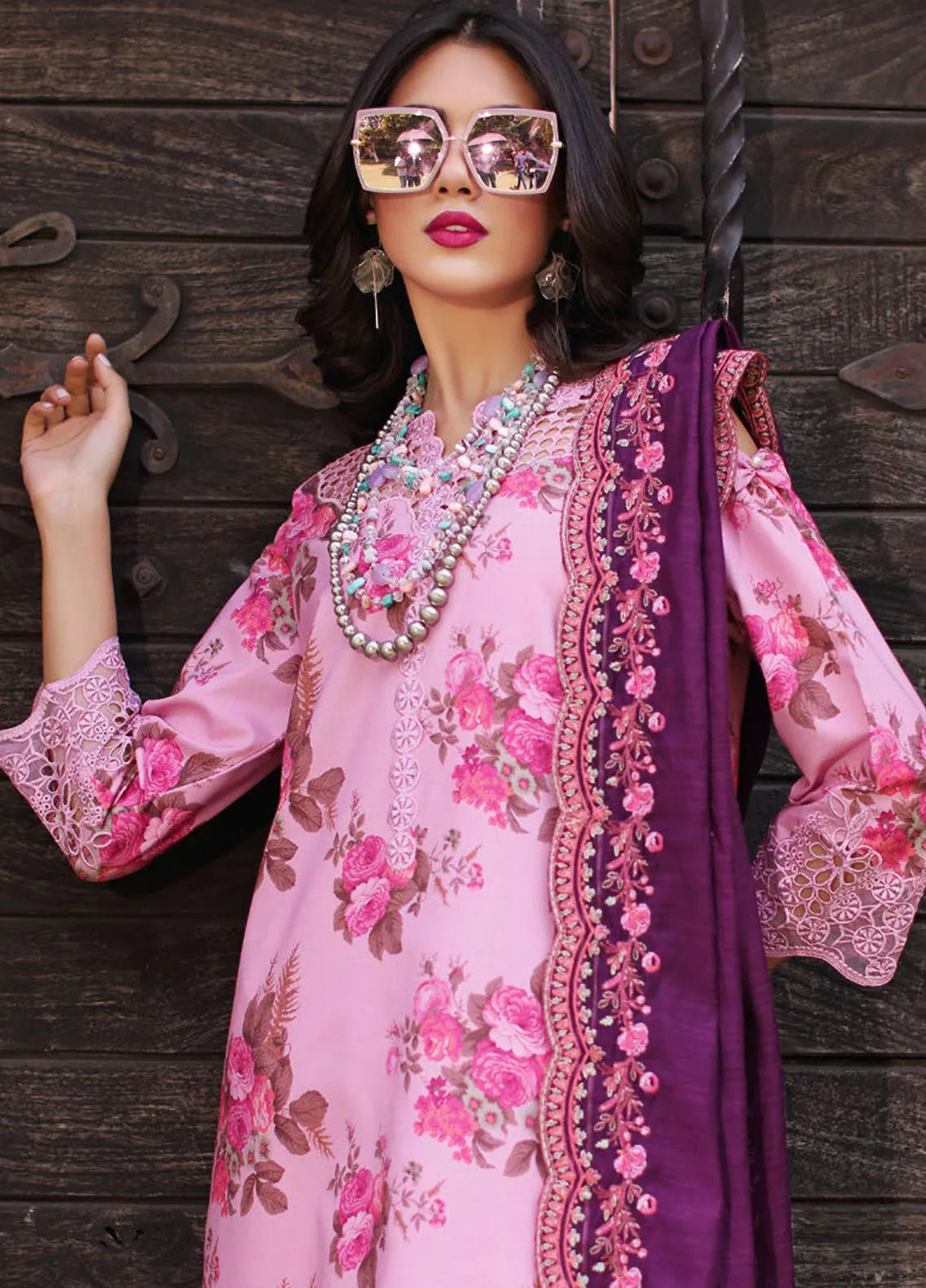 Charizma Embroidered Lawn Suit Unstitched 3 Piece CR25CC CCS4-28 - Summer Collection