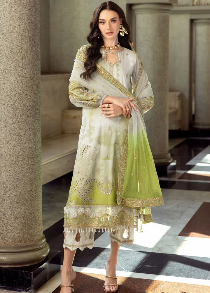 Charizma Embroidered Lawn Suit Unstitched 3 Piece CR25EF ED5-02 - Summer Collection