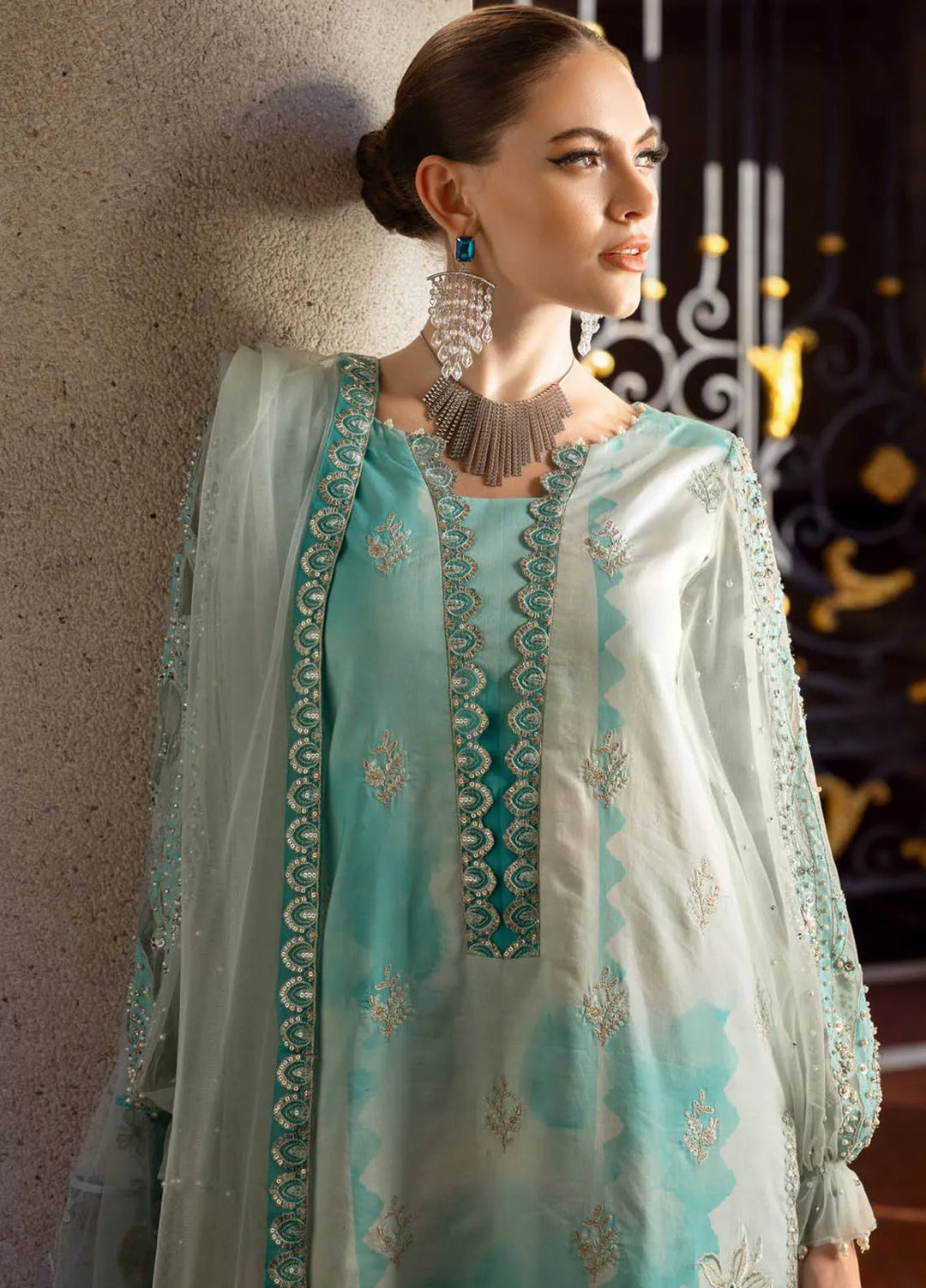 Charizma Embroidered Lawn Suit Unstitched 3 Piece CR25EF ED5-03 - Summer Collection