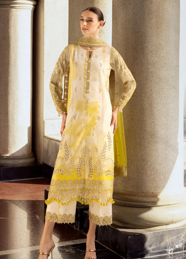 Charizma Embroidered Lawn Suit Unstitched 3 Piece CR25EF ED5-04 - Summer Collection