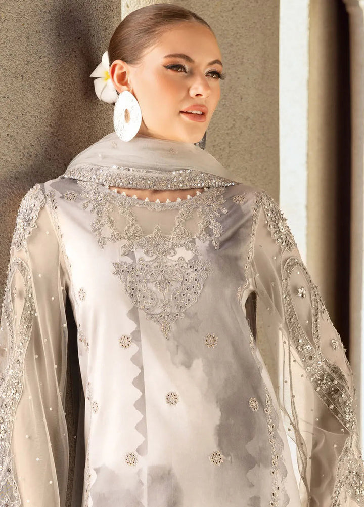 Charizma Embroidered Lawn Suit Unstitched 3 Piece CR25EF ED5-05 - Summer Collection