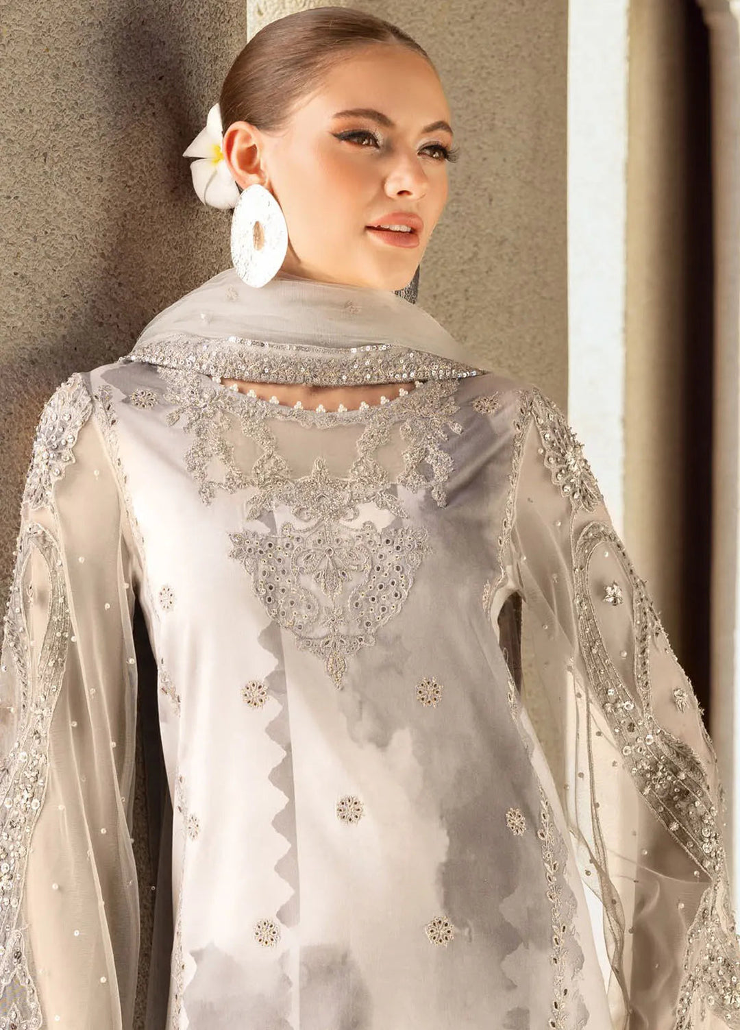 Charizma Embroidered Lawn Suit Unstitched 3 Piece CR25EF ED5-05 - Summer Collection