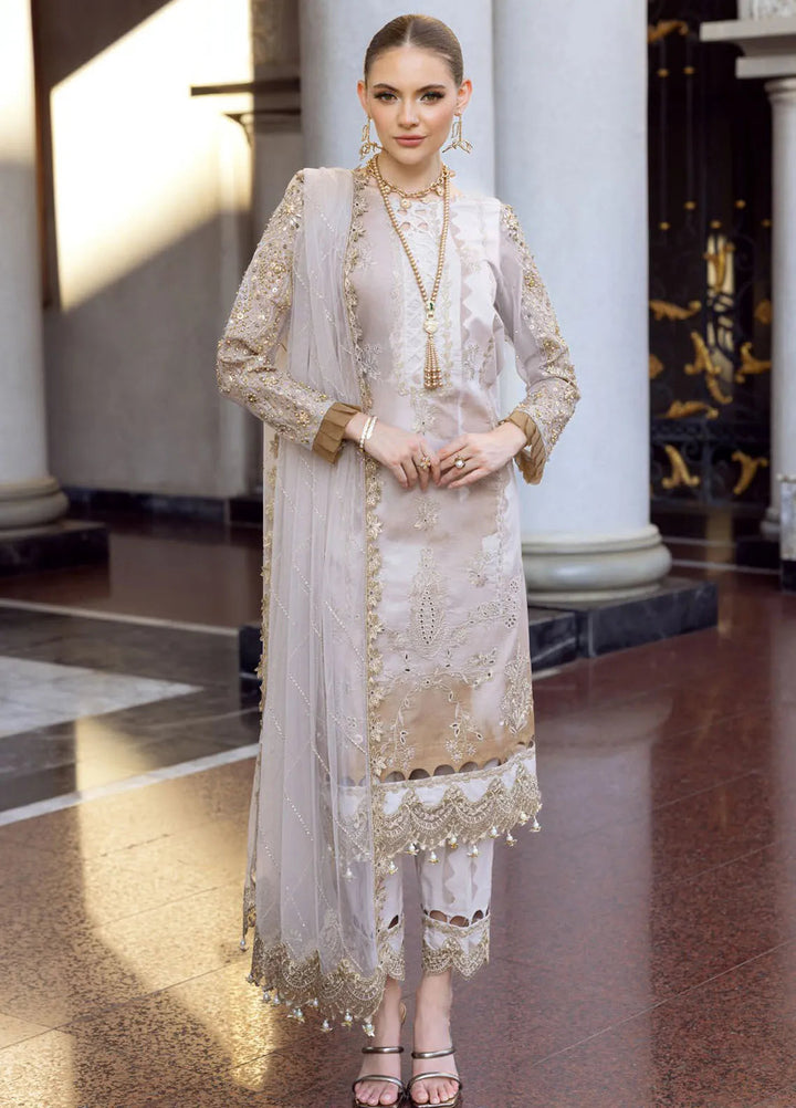 Charizma Embroidered Lawn Suit Unstitched 3 Piece CR25EF ED5-07 - Summer Collection