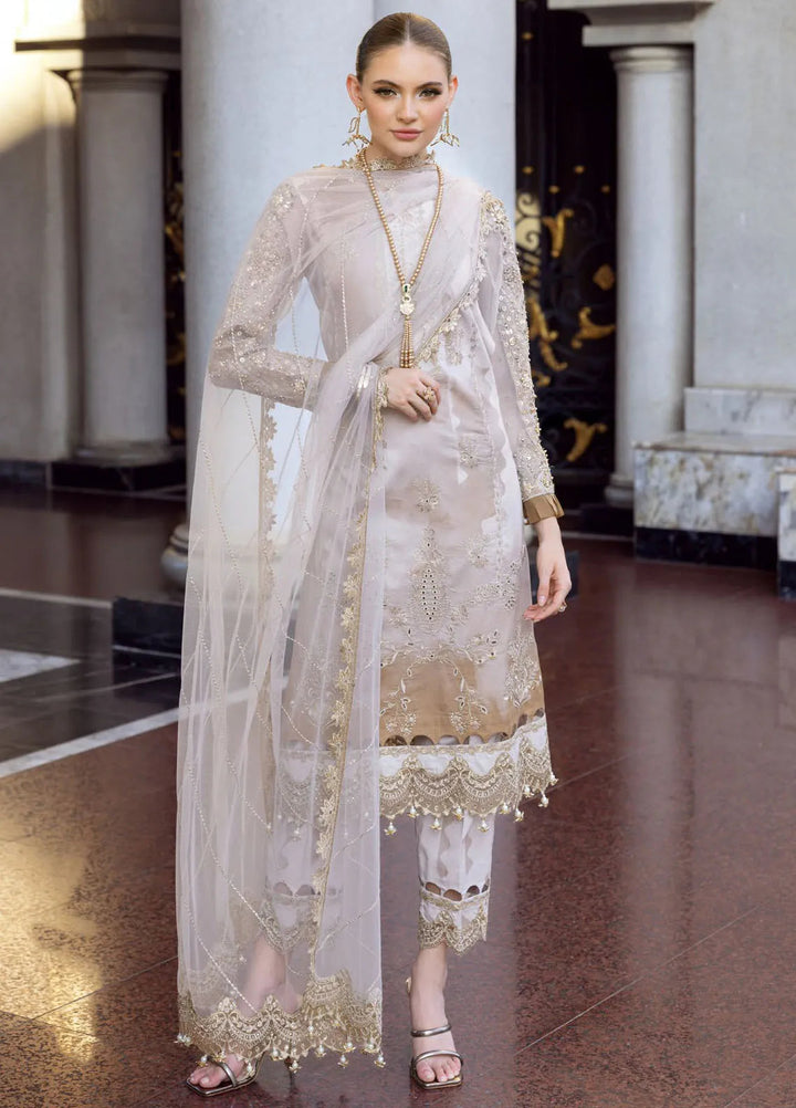 Charizma Embroidered Lawn Suit Unstitched 3 Piece CR25EF ED5-07 - Summer Collection