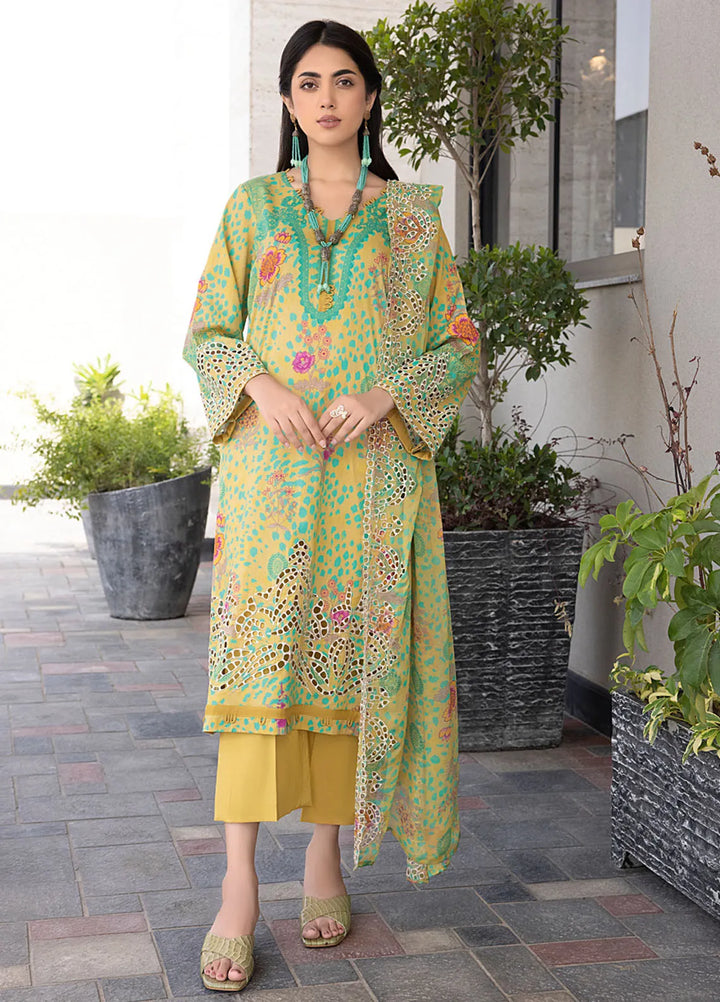Charizma Embroidered Lawn Suit Unstitched 3 Piece CRZ24C3 CC-26 - Summer Collection