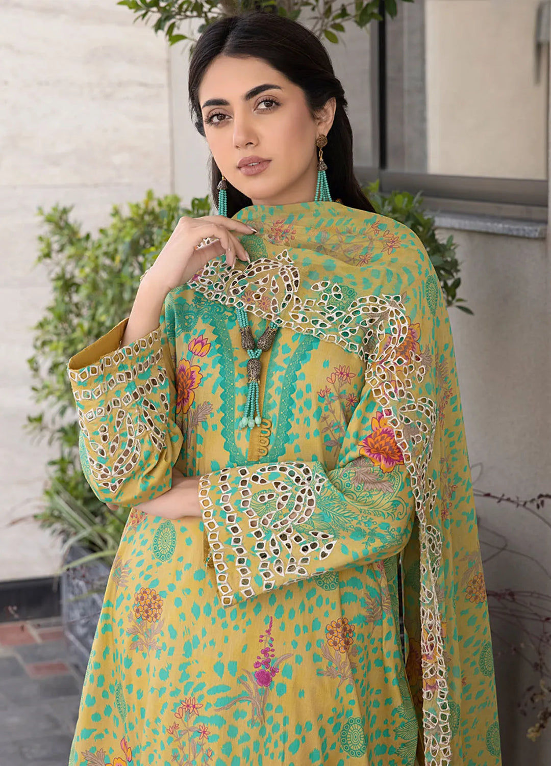 Charizma Embroidered Lawn Suit Unstitched 3 Piece CRZ24C3 CC-26 - Summer Collection