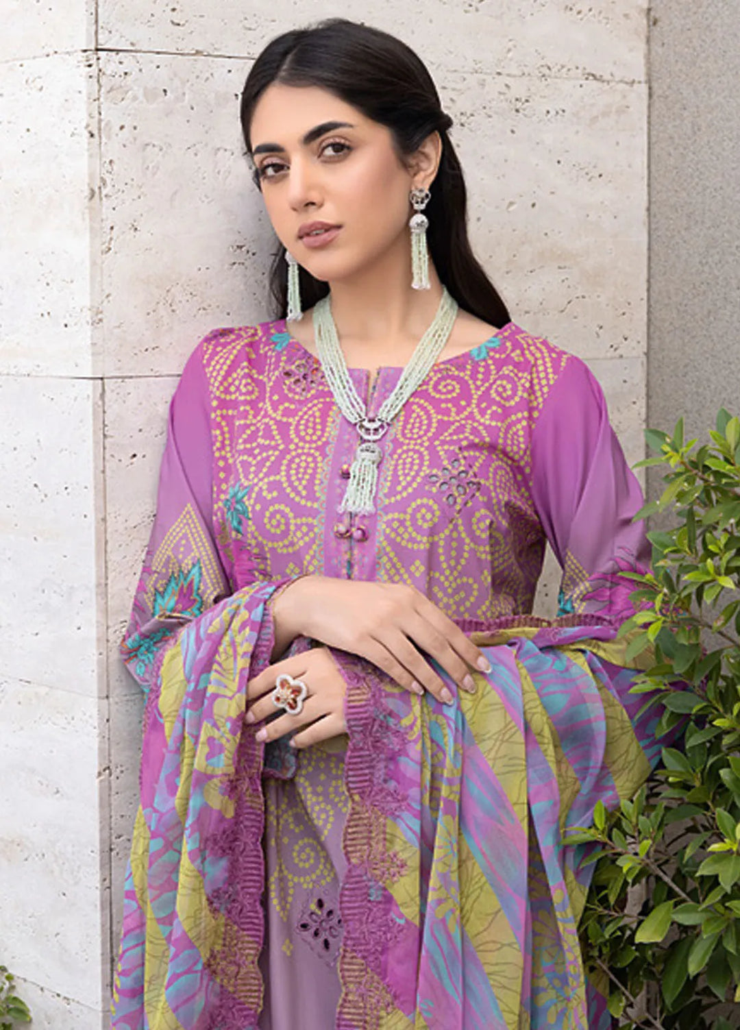 Charizma Embroidered Lawn Suit Unstitched 3 Piece CRZ24C3 CC-27 - Summer Collection