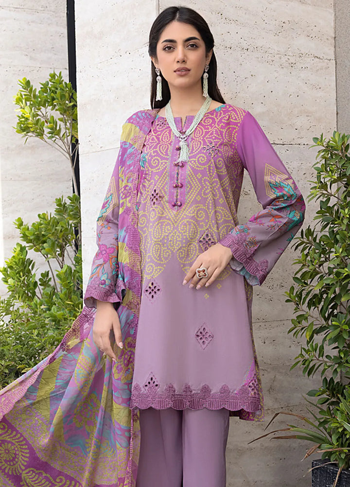 Charizma Embroidered Lawn Suit Unstitched 3 Piece CRZ24C3 CC-27 - Summer Collection