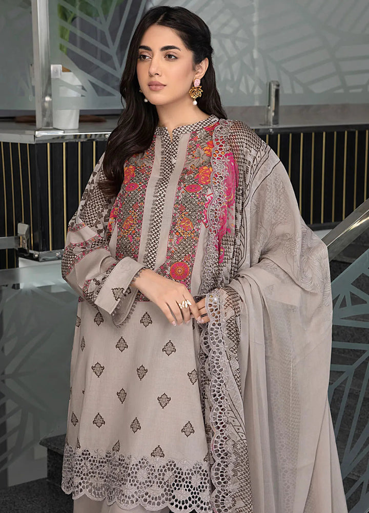 Charizma Embroidered Lawn Suit Unstitched 3 Piece CRZ24C3 CC-30 - Summer Collection