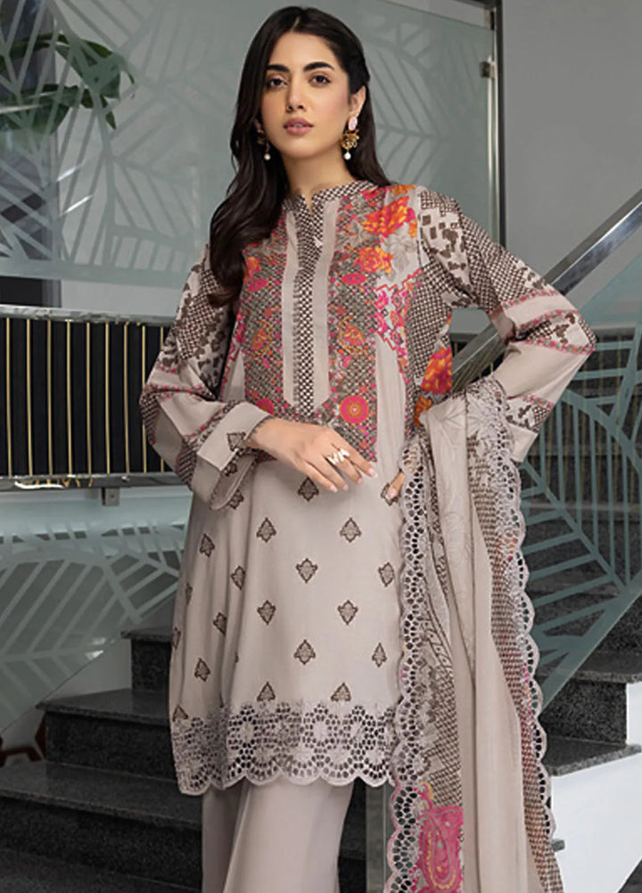 Charizma Embroidered Lawn Suit Unstitched 3 Piece CRZ24C3 CC-30 - Summer Collection