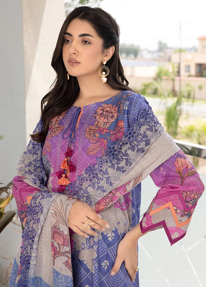 Charizma Embroidered Lawn Suit Unstitched 3 Piece CRZ24C3 CC-31 - Summer Collection