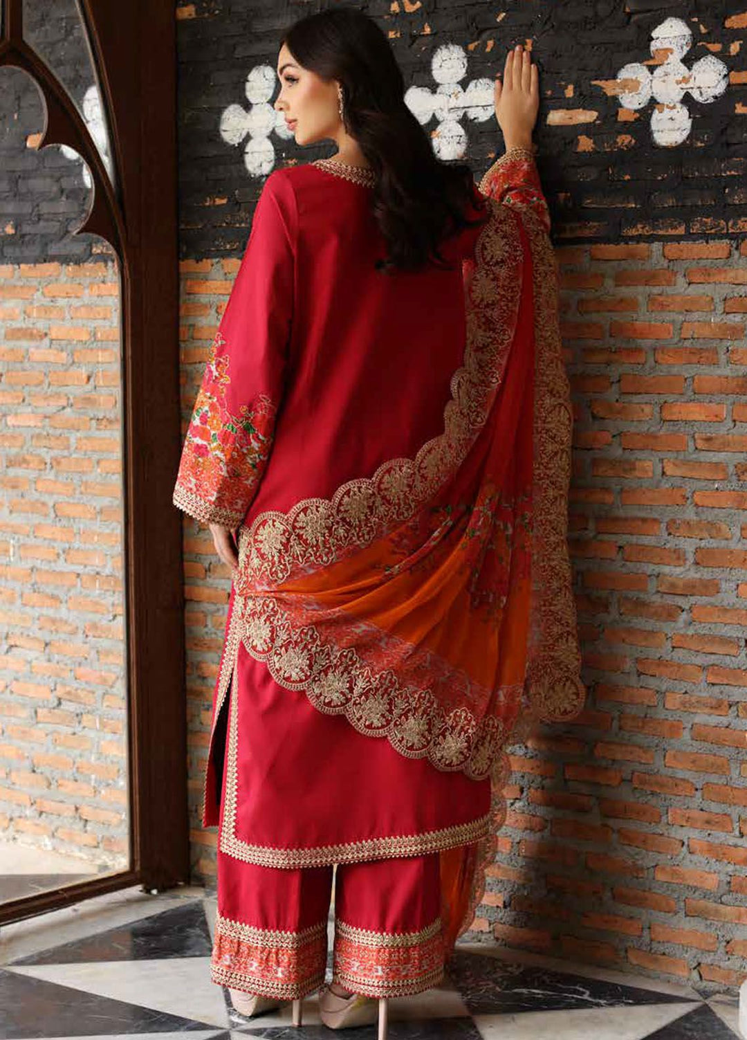 Charizma Embroidered Lawn Suit Unstitched 3 Piece CRZ24RE SR4-01 - Summer Collection