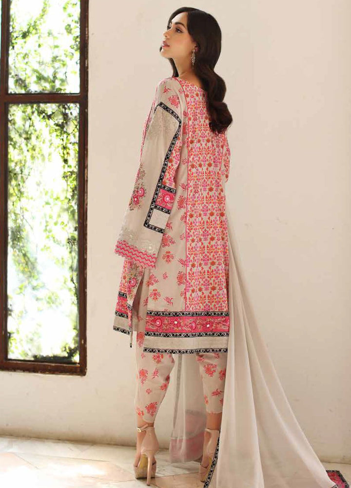Charizma Embroidered Lawn Suit Unstitched 3 Piece CRZ24RE SR4-02 - Summer Collection