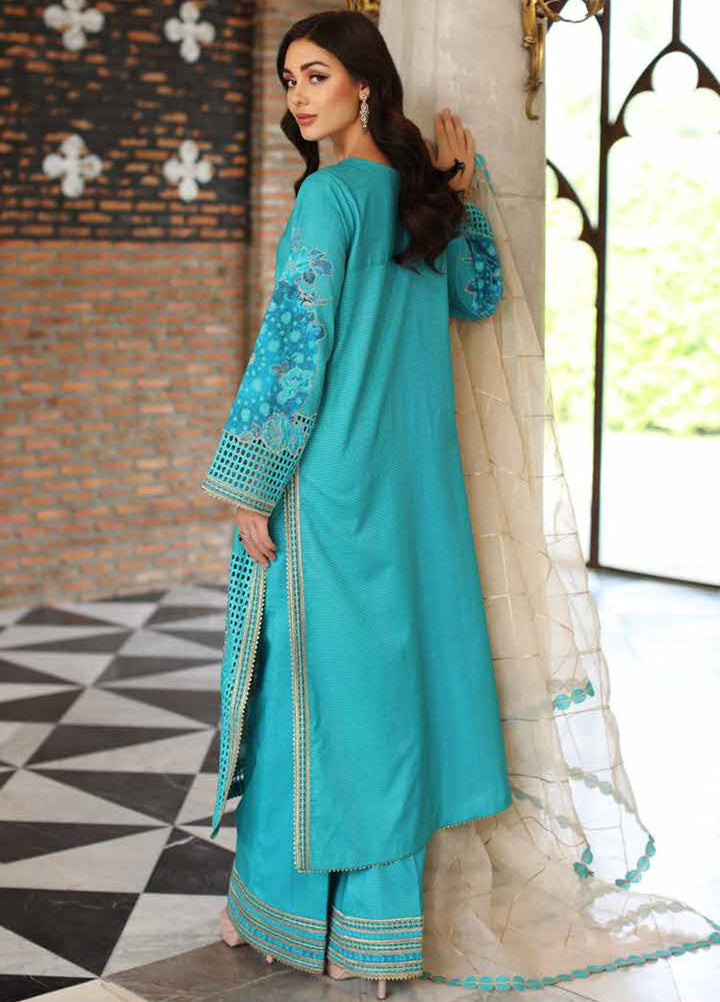 Charizma Embroidered Lawn Suit Unstitched 3 Piece CRZ24RE SR4-03 - Summer Collection