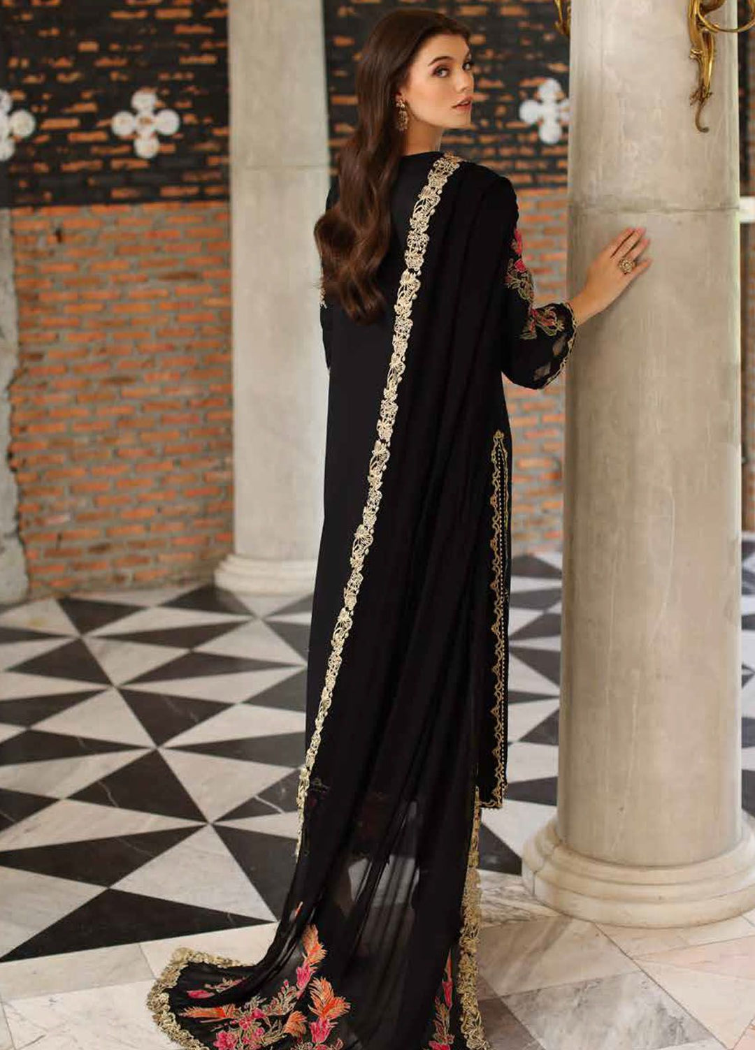 Charizma Embroidered Lawn Suit Unstitched 3 Piece CRZ24RE SR4-04 - Summer Collection