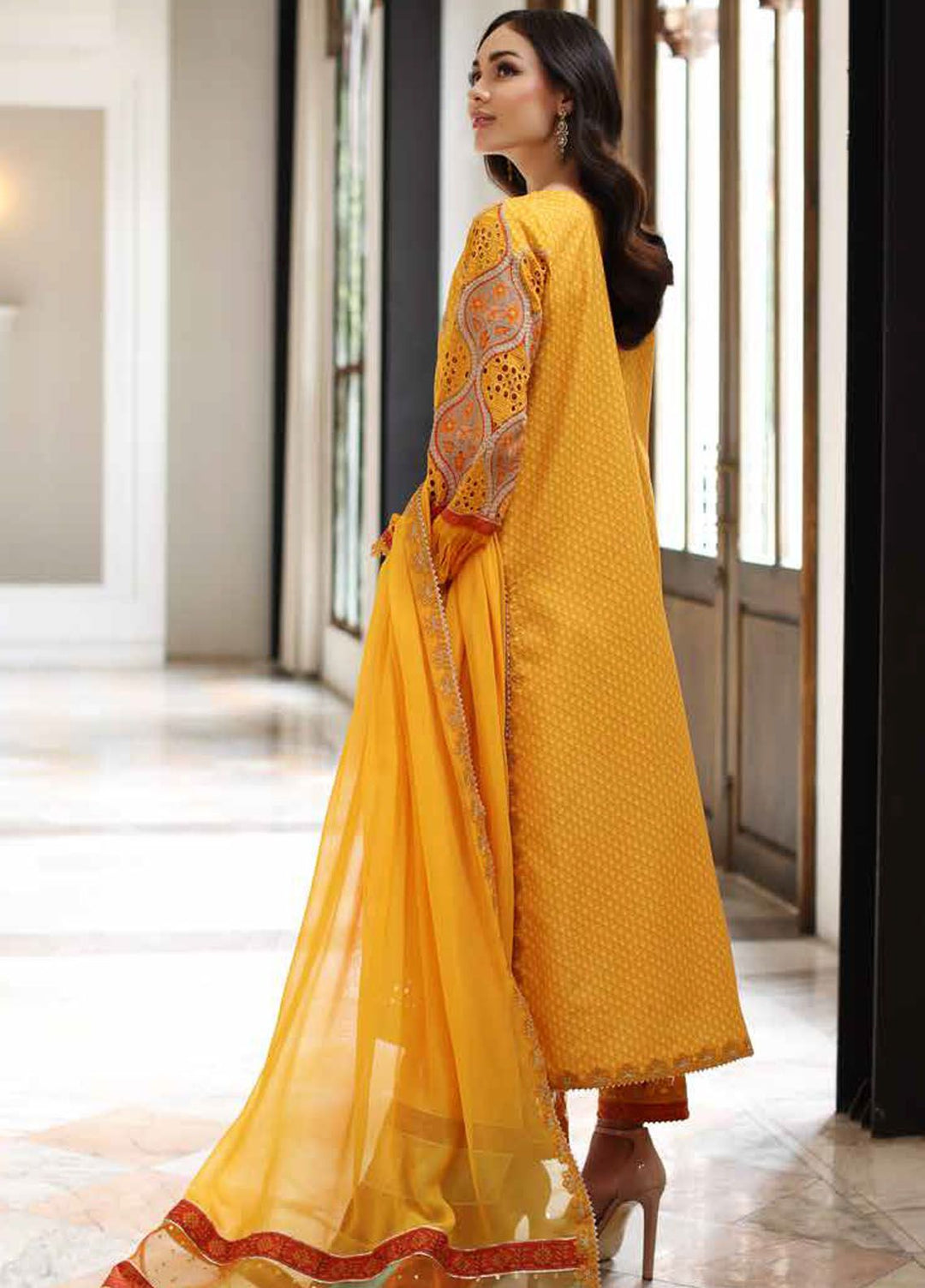 Charizma Embroidered Lawn Suit Unstitched 3 Piece CRZ24RE SR4-06 - Summer Collection