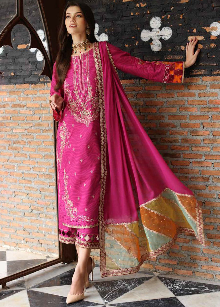 Charizma Embroidered Lawn Suit Unstitched 3 Piece CRZ24RE SR4-07 - Summer Collection