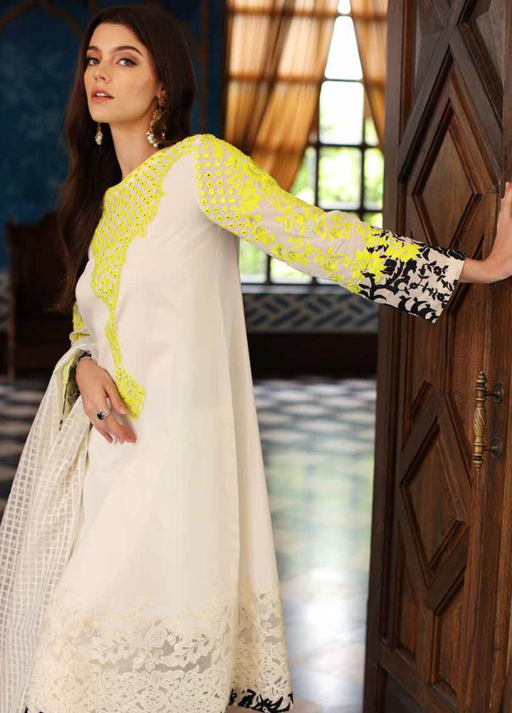 Charizma Embroidered Lawn Suit Unstitched 3 Piece CRZ24RE SR4-08 - Summer Collection