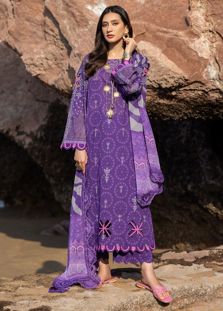 Charizma Embroidered Lawn Suits Unstitched 3 Piece CRZ24PM3 PM4-17 - Summer Collection