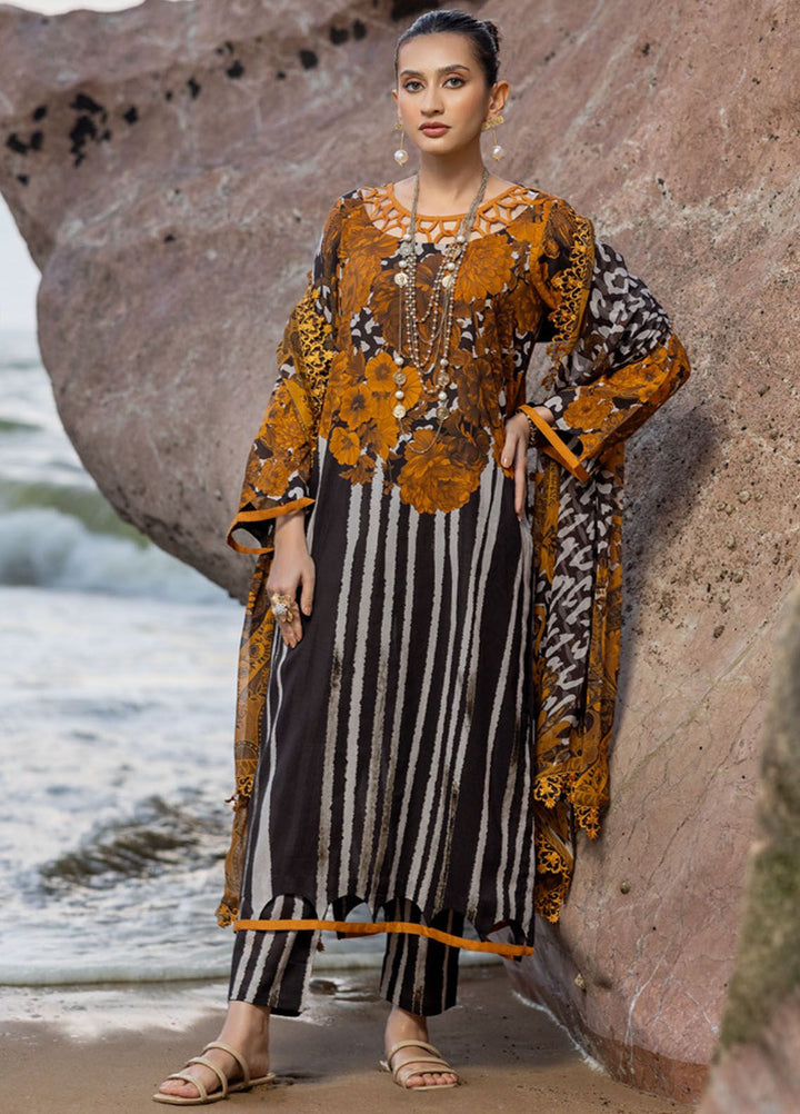 Charizma Embroidered Lawn Suits Unstitched 3 Piece CRZ24PM3 PM4-18 - Summer Collection